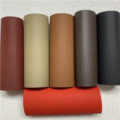 シート カバー材料のための模造刺繍耐摩耗性人工炭素繊維フェイクレザー生地