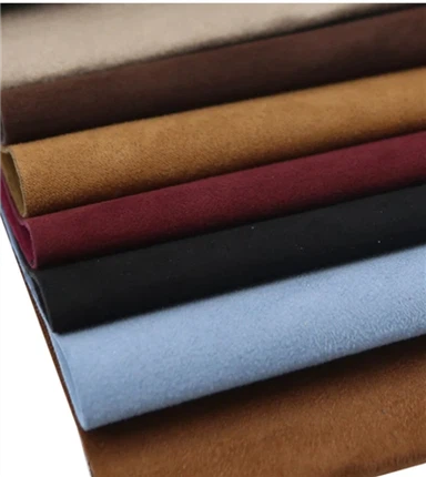 ソフトスエードレザー靴製造材料靴材料のための合成マイクロファイバーフェイクレザースエード生地
