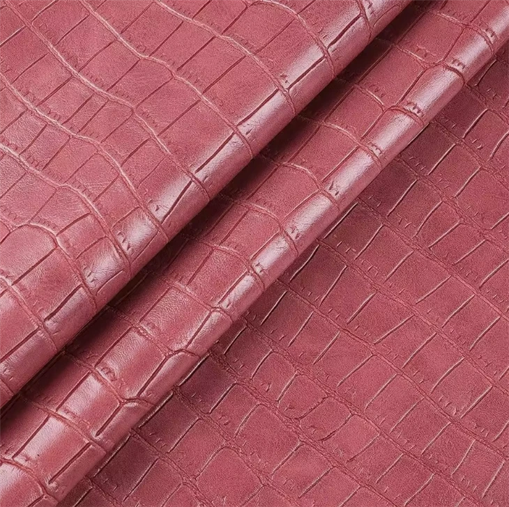 Abrasion Resistant Woven Pvc Synthetic Leather